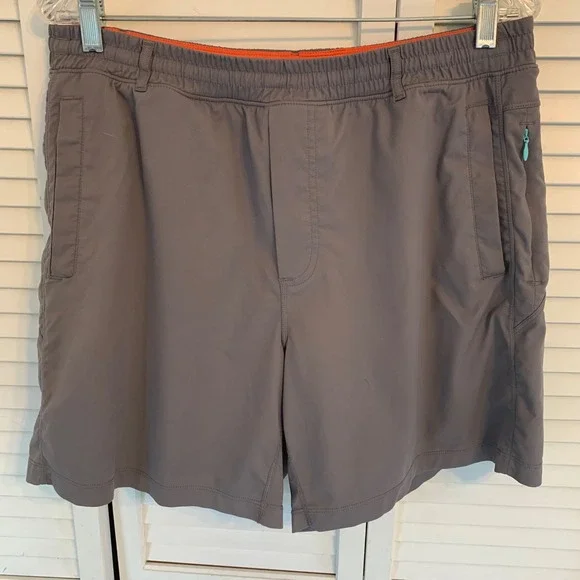 BirdDogs Boom Classic Lined Shorts Gray‎ Elastic Waist Pockets Stretch Mens XL - Picture 2 of 11
